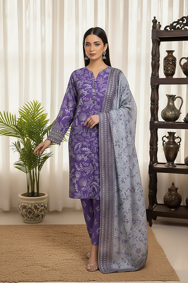 3 Piece - Printed Premium Viscose - V3 - 01