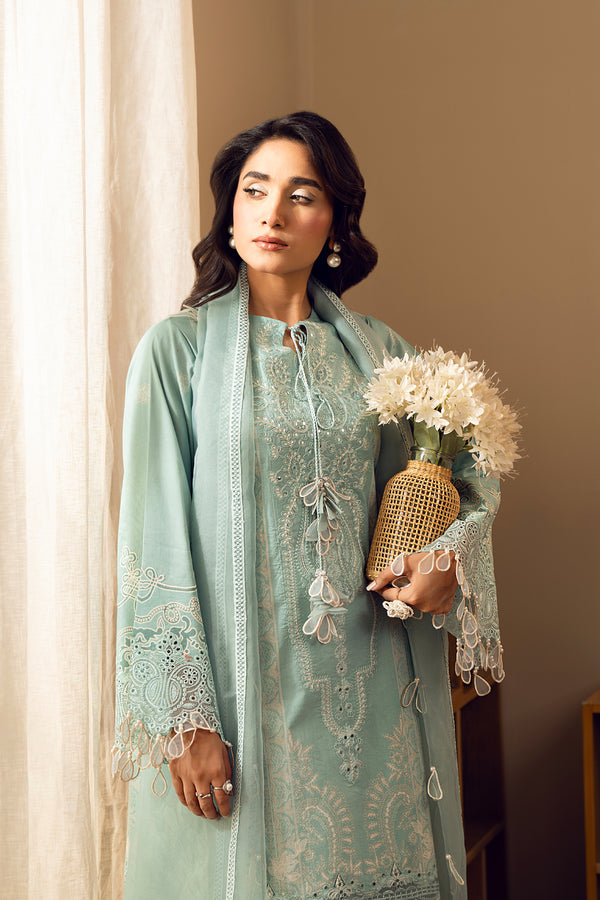 3 Piece - Embroidered Lawn Suit - SE - 06