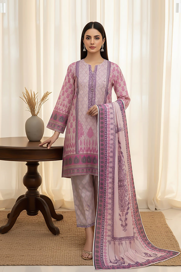 3 Piece - Printed Premium Viscose - V3 - 03