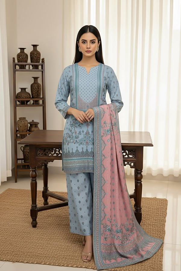 3 Piece - Printed Premium Viscose - V3 - 10