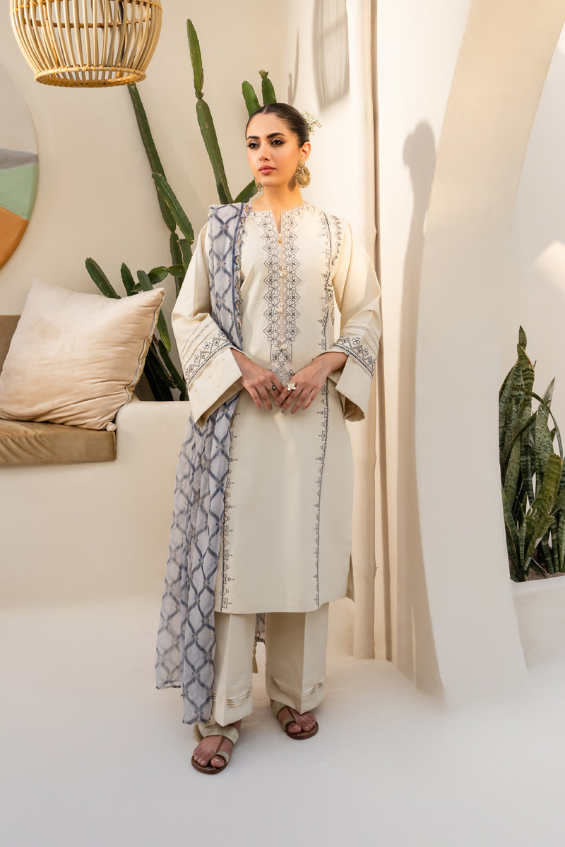 Tana Bana Pret Printed Lawn 3 Piece Suit MLD1-10