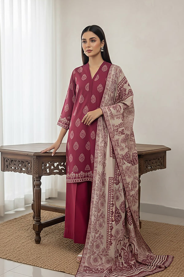 3 Piece - Printed Premium Viscose - V3 - 09